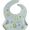 Silicone Bib Printed - Avocado