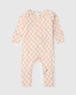 Sleeper - Pink Checkerboard