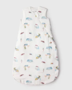 Muslin Lightweight Sleep Bag 0.5 TOG - All Aboard