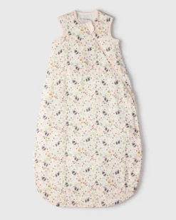 Muslin Lightweight Sleep Bag 0.5 TOG - Bumble Bees