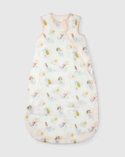 Muslin Lightweight Sleep Bag 0.5 TOG - Mermaids
