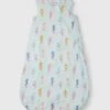 Muslin Lightweight Sleep Bag 0.5 TOG - Painterly Seahorses