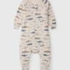 TENCEL™ Sleepsuit 1.0 TOG - Smiley Sharks