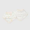 Bandana Bib Set - 2 Pack - Bunny Meadow