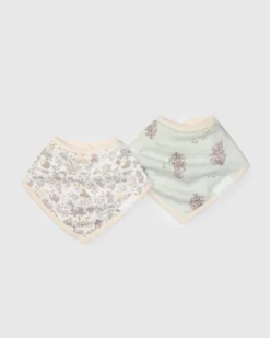 Bandana Bib Set - 2 Pack - Hedgehog Forest