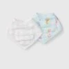 Bandana Bib Set - 2 Pack - Painterly Seahorses