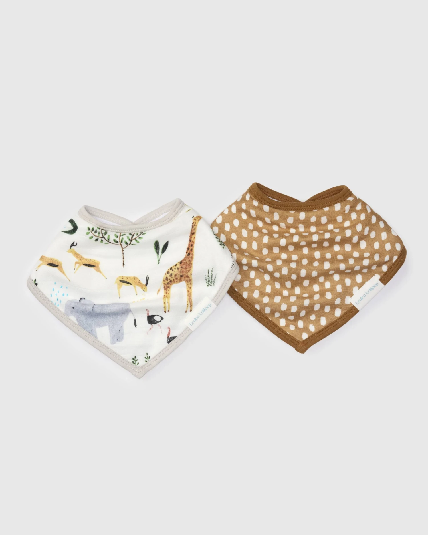 Bandana Bib Set - 2 Pack - Safari Jungle 1 Bandana Bib Set - 2 Pack - Safari Jungle