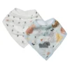 Bandana Bib Set - 2 Pack - Honey Puppies