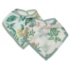 Bandana Bib Set - 2 Pack - Tropical Jungle