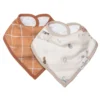 Bandana Bib Set - 2 Pack - Cozy Forest