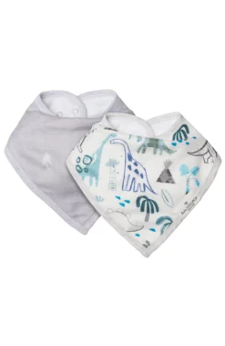 Bandana Bib Set - 2 Pack - Dinosaurs