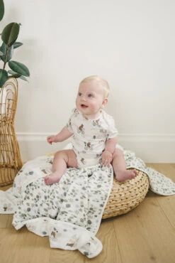 Muslin Quilt - Bears On Bikes -Bandana Store BodysuitQuilt BearsonBikes 3 1749cf9e 7ad6 4eb2 8a82 50b65b452c28