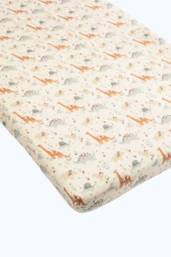 Muslin Fitted Crib Sheet - Baby Dinomite
