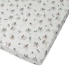 Muslin Fitted Crib Sheet - Bears On Bikes