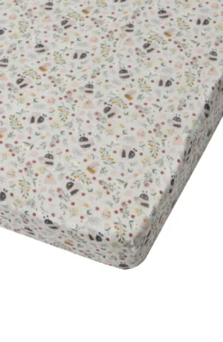 Muslin Fitted Crib Sheet - Bumble Bees