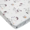 Muslin Fitted Crib Sheet - Hedgehogs