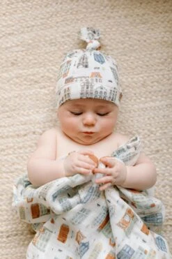 Muslin Swaddle - Home Sweet Home