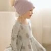 Waffle Pom Pom Hat - Lavender
