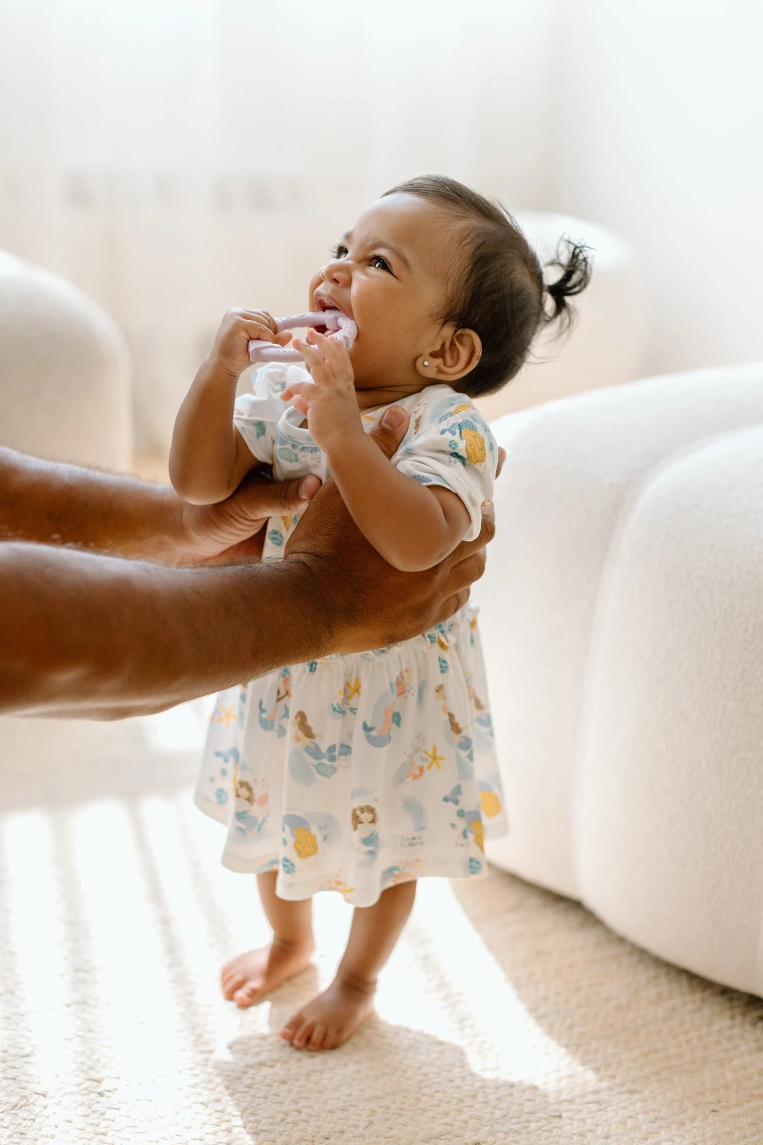 Short Sleeve Bodysuit Dress - Mermaids 3 Short Sleeve Bodysuit Dress - Mermaids - Image 3