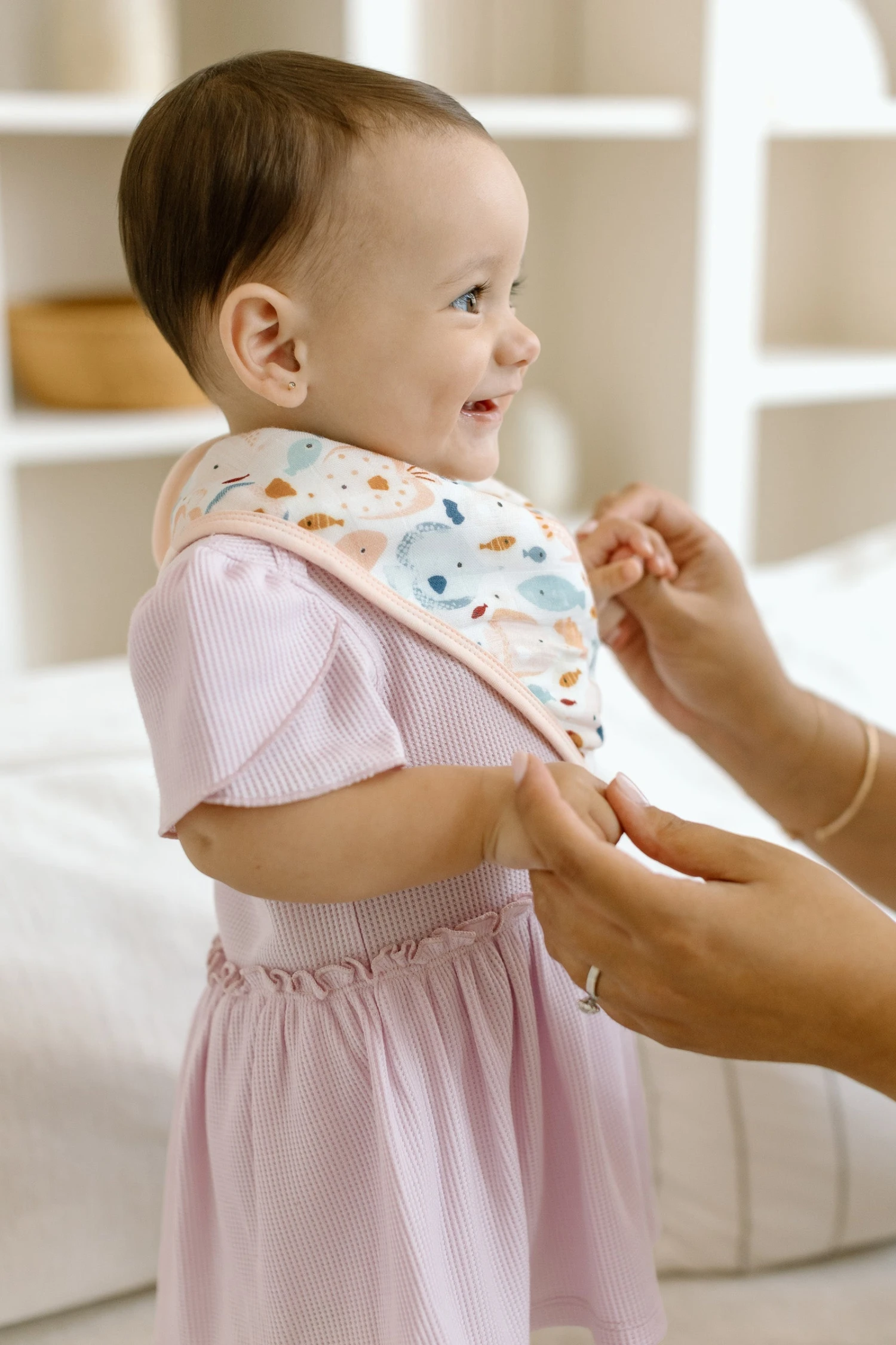 Bandana Bib Set - 2 Pack - Sun Kissed Shoal 2 Bandana Bib Set - 2 Pack - Sun Kissed Shoal - Image 2