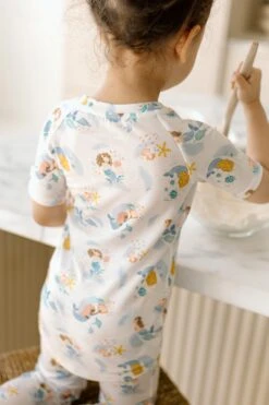 Short Sleeve Long Pants Pajama Set - Mermaids -Bandana Store Elza Photographie Loulou Lollipop Sept. 4th 2024 Web 8
