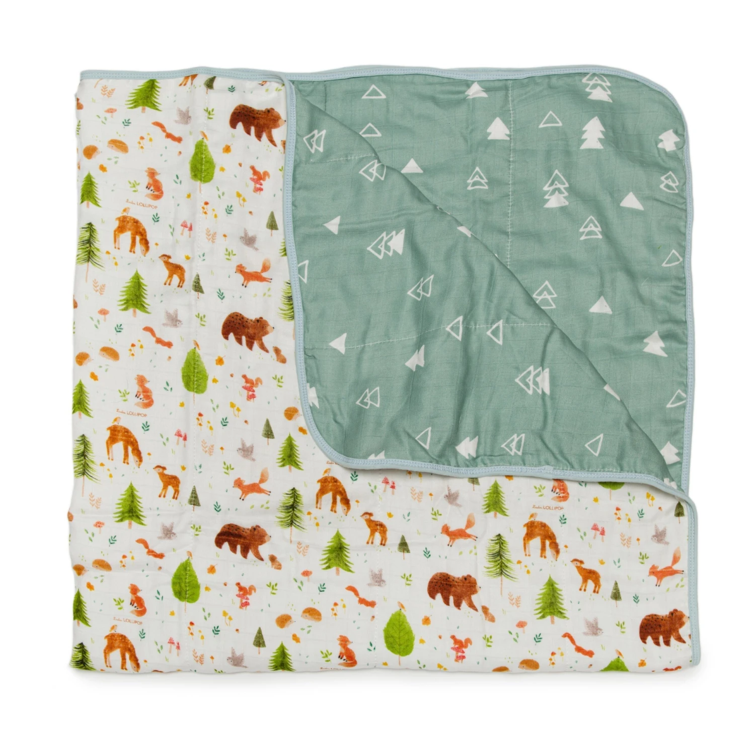 Muslin Quilt - Forest Friends 2 Muslin Quilt - Forest Friends - Image 2