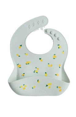 Silicone Bib Printed - Lemon