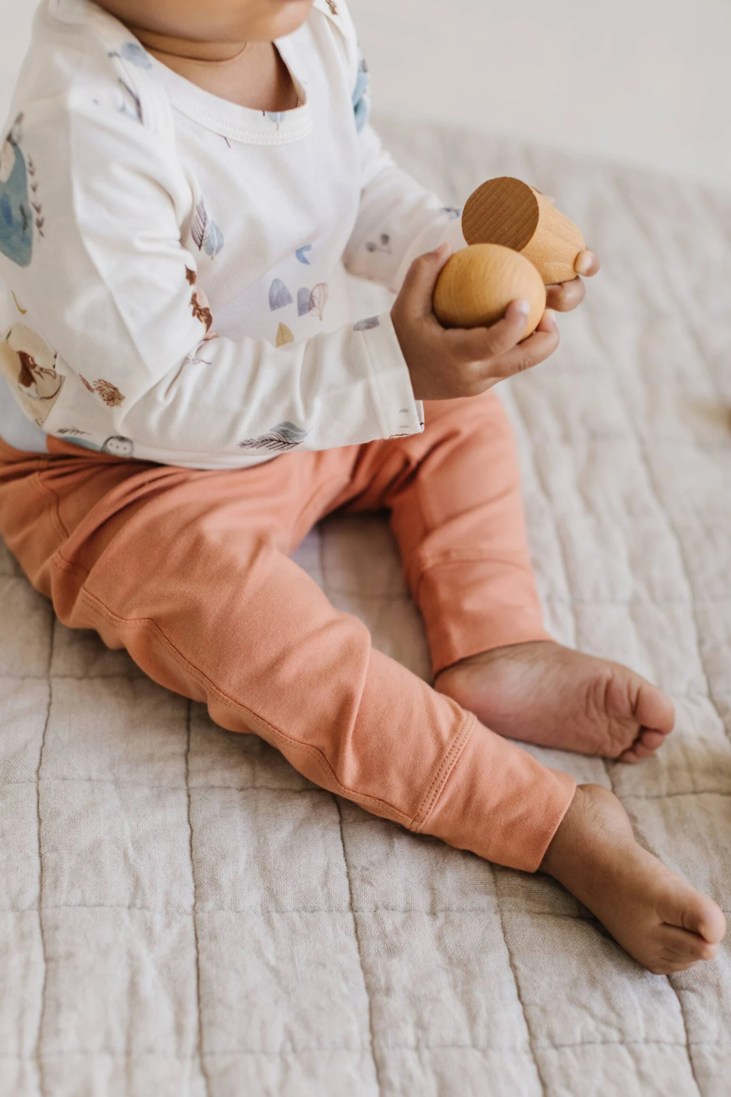 Long Sleeve Bodysuit - Cozy Forest 2 Long Sleeve Bodysuit - Cozy Forest - Image 2