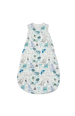 Muslin Lightweight Sleep Bag 0.5 TOG - Dinosaurs