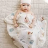 Muslin Swaddle - Cozy Forest