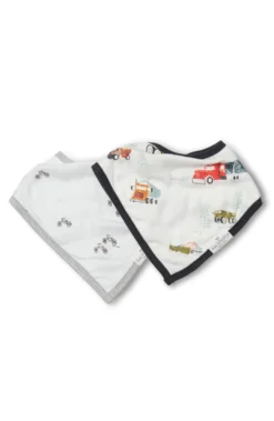 Bandana Bib Set - 2 Pack - Happy Trucks