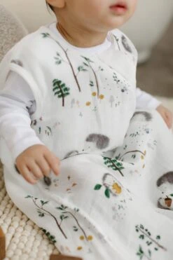 Muslin Lightweight Sleep Bag 0.5 TOG - Hedgehogs -Bandana Store Muslin Sleep Bag Hedgehogs 2 1150cf2d b66c 40d0 b741 dd488f7e5bda