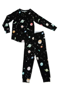 Long Sleeve Pajama Set - Planets