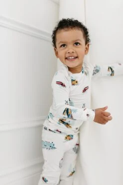 Long Sleeve Pajama Set - All Aboard 10 Long Sleeve Pajama Set - All Aboard -Bandana Store Pajama Set All Aboard 4 d1f99257 b8c4 412a b1cd 741496493243