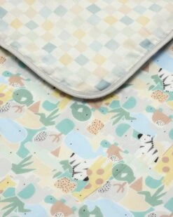 Muslin Quilt - Animal Puzzle -Bandana Store QTANP 03