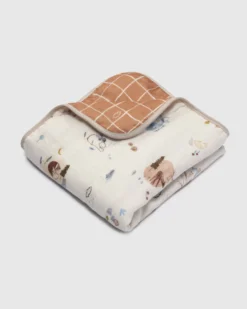 Muslin Quilt - Cozy Forest 5 Muslin Quilt - Cozy Forest -Bandana Store QTCZF 02 scaled