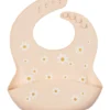 Silicone Bib Printed - Daisy Oat