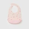 Silicone Bib Printed - Pink Seashells