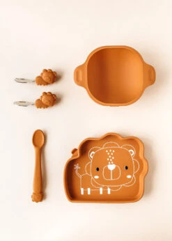 Snack Plate - Liam Lion 5 Snack Plate - Liam Lion -Bandana Store SS21 Flatware 111