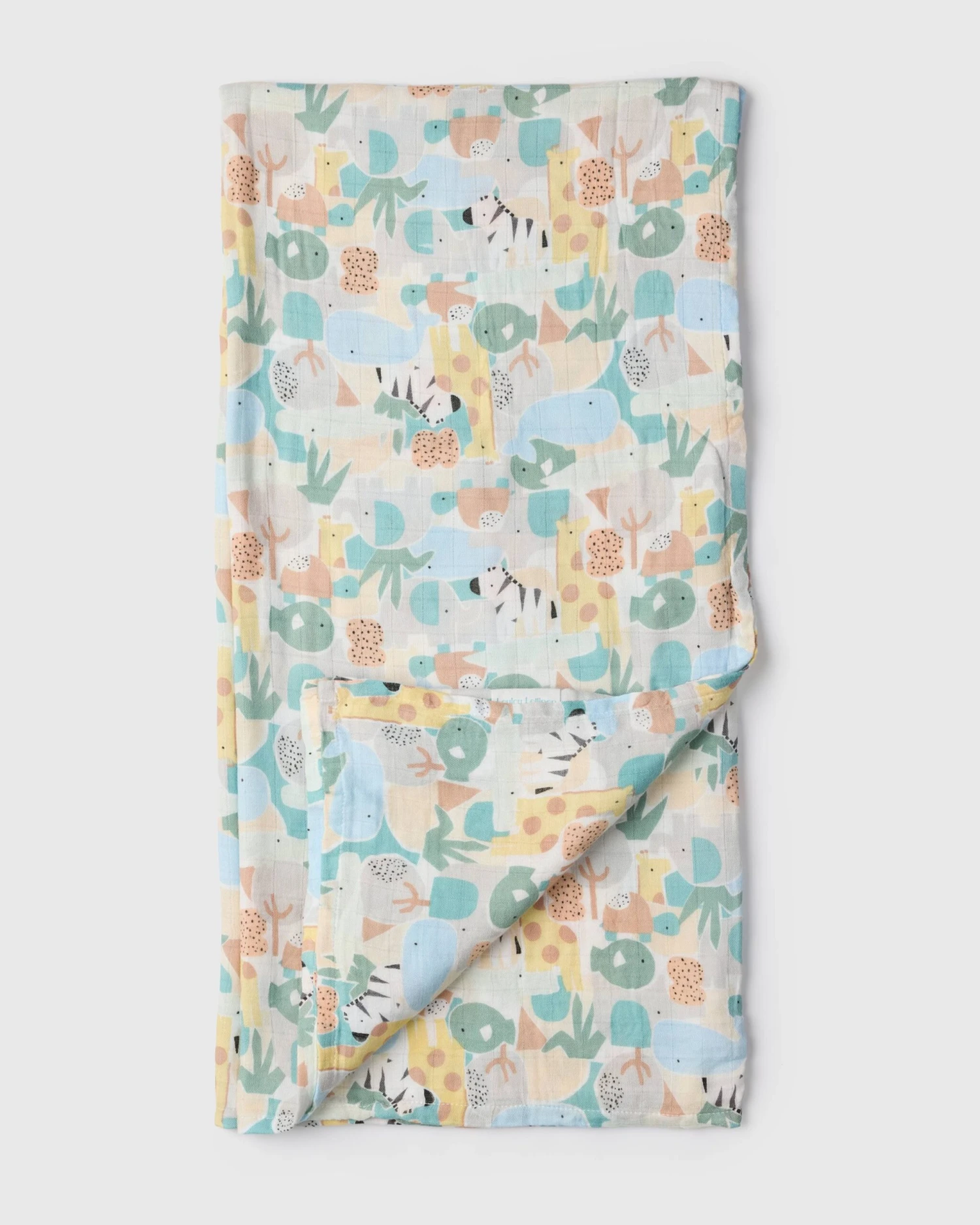 Muslin Swaddle - Animal Puzzle 3 Muslin Swaddle - Animal Puzzle - Image 3