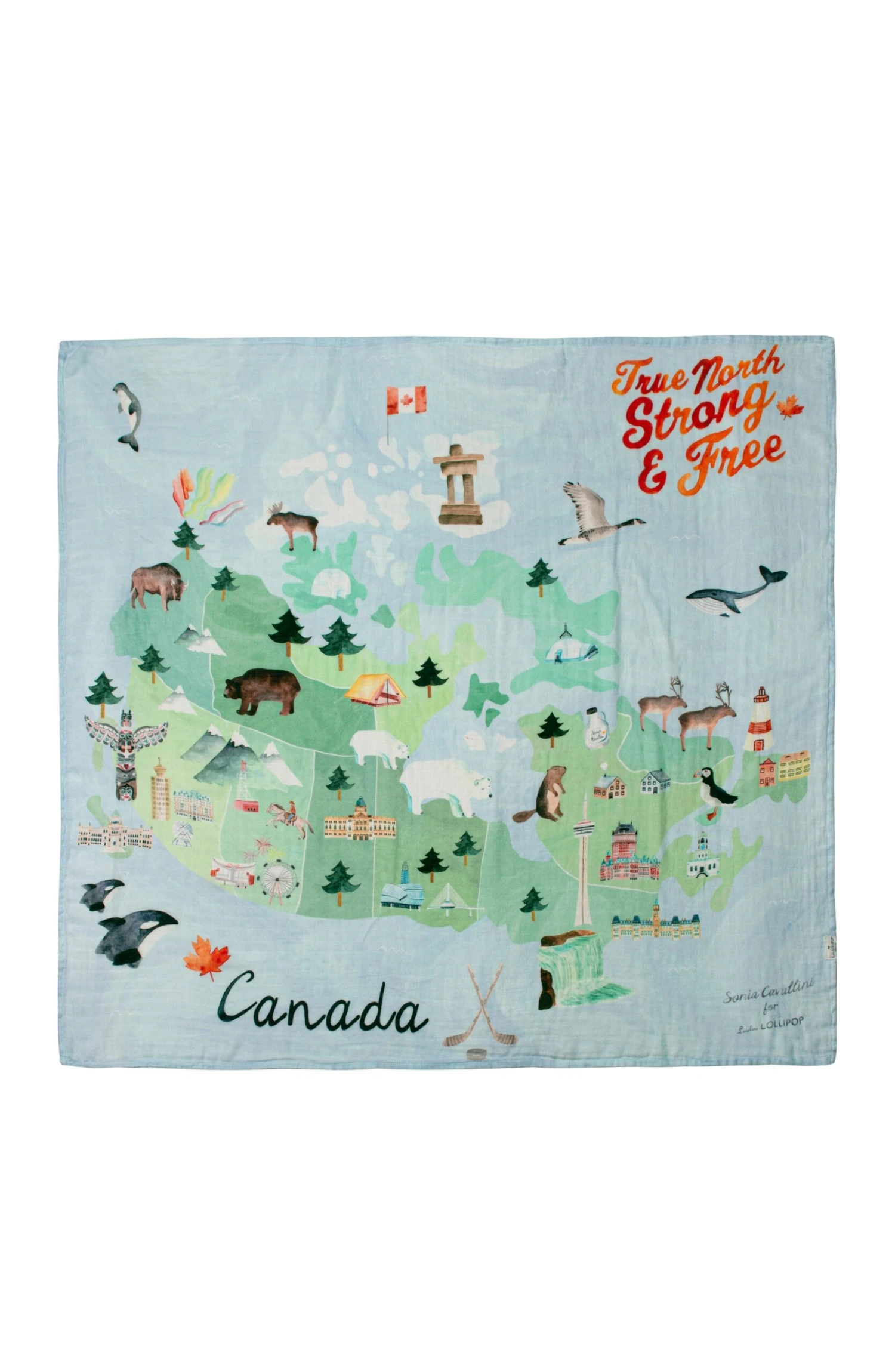 Muslin Swaddle - Canada 1 Muslin Swaddle - Canada