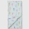 Muslin Swaddle - Painterly Seahorses