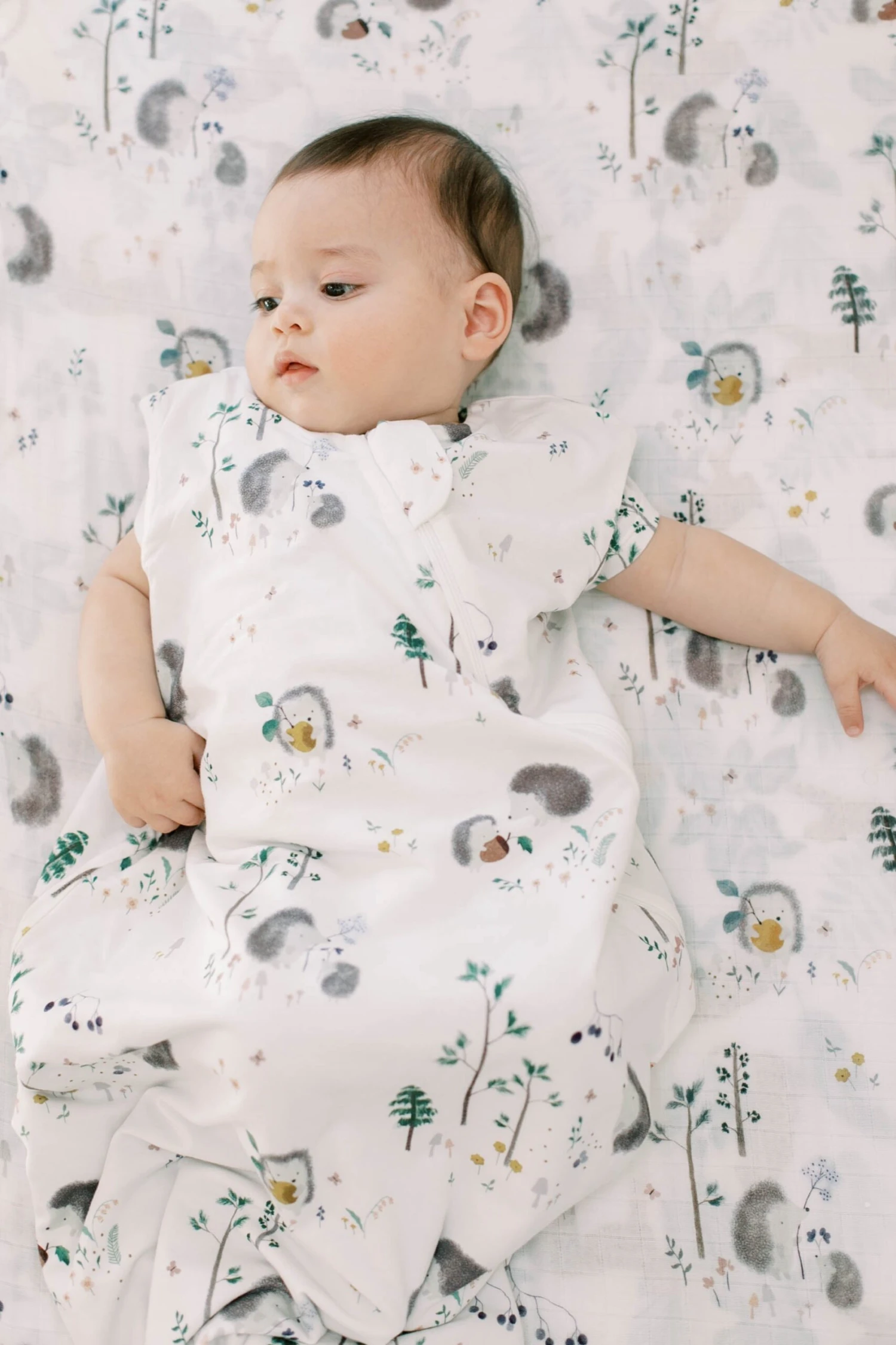 TENCEL™ Sleep Bag 1.0 TOG - Hedgehogs 1 TENCEL™ Sleep Bag 1.0 TOG - Hedgehogs