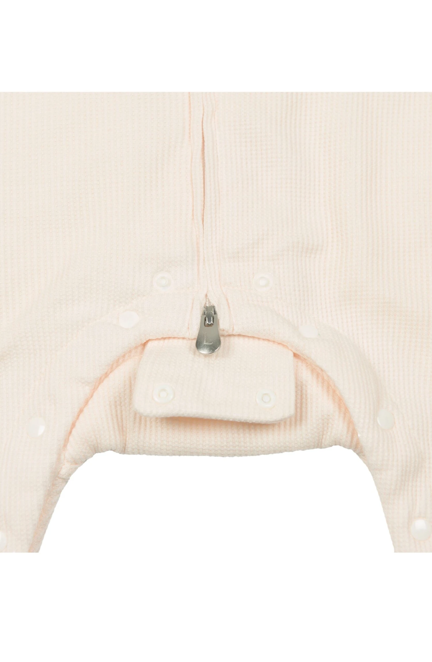 Waffle Sleepsuit 1.0 TOG - Coconut Milk 3 Waffle Sleepsuit 1.0 TOG - Coconut Milk - Image 3