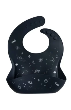 Silicone Bib Printed - Space