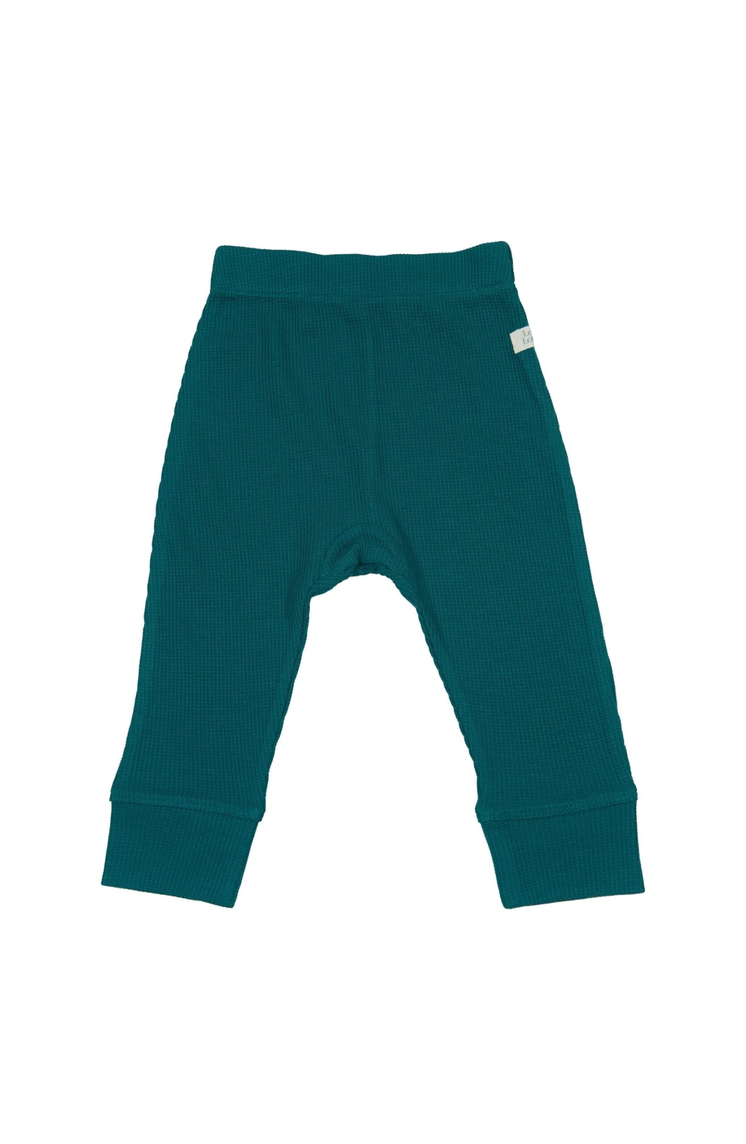 Waffle Baby Pants - Peacock 1 Waffle Baby Pants - Peacock