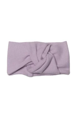 Waffle Knotted Headband - Lavender