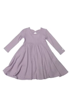 Waffle Long Sleeve Skater Dress - Lavender -Bandana Store WaffleSkaterDress Lavender 45fea323 4f0a 4515 8bc9 68371595f80d scaled