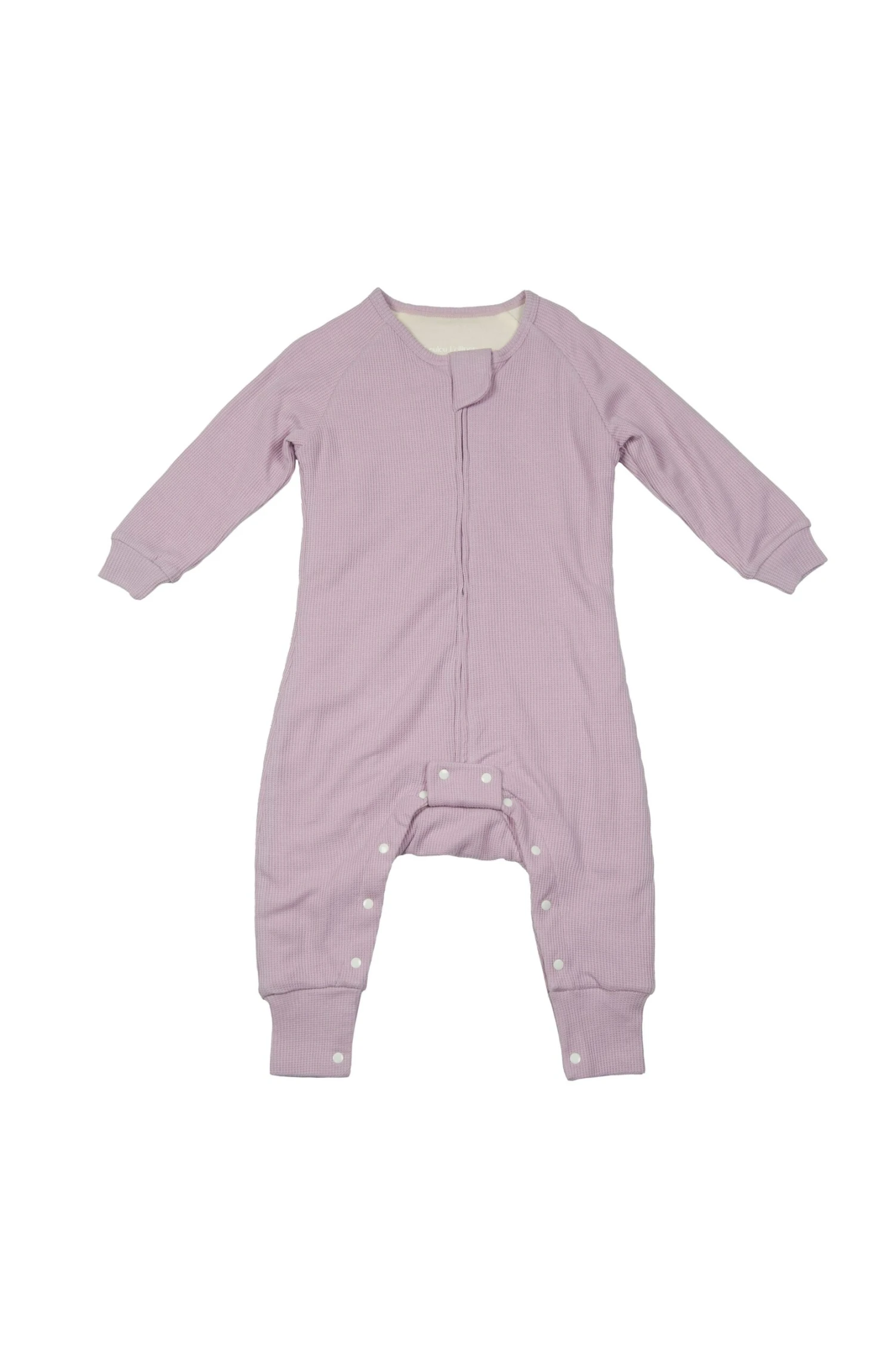 Waffle Sleepsuit 1.0 TOG - Lavender 1 Waffle Sleepsuit 1.0 TOG - Lavender