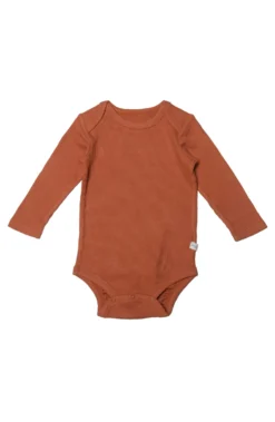 Waffle Long Sleeve Bodysuit - Sienna